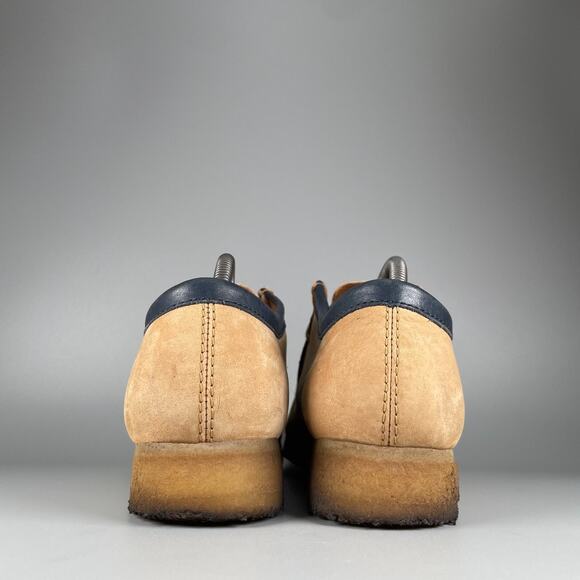 Clarks Originals Wallabee Boot Men\'s 8.5 M Beige Suede Lace-Up Comfort Moccasins main image 6
